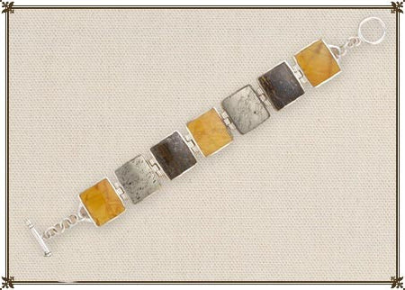 Pre-Owned Silpada Brown Tone Bracelet - Retired Design