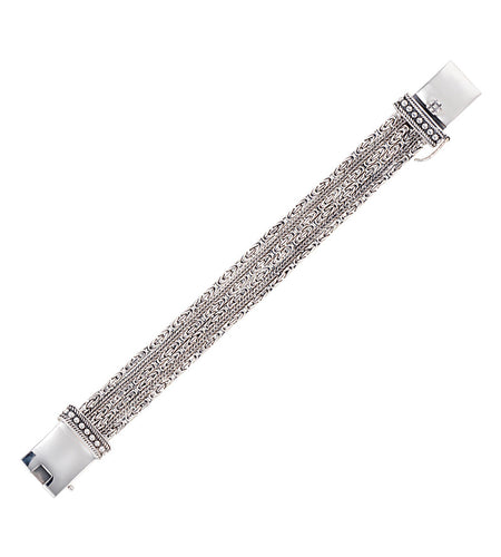 Pre-Owned Silpada Go Gorgeous Sterling Silver Bracelet - Retired Design