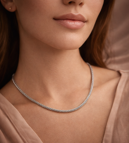 Bali Artisan Sterling Silver Tulang Naga Chain Necklace – Handcrafted 925 Silver – Luxury Bali Chain