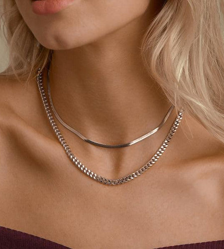 925 Sterling Silver Milano Curb Chain Necklace