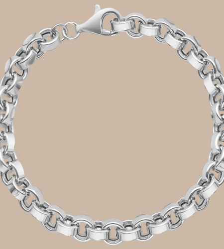 Sterling Silver Rolo Link Bracelet