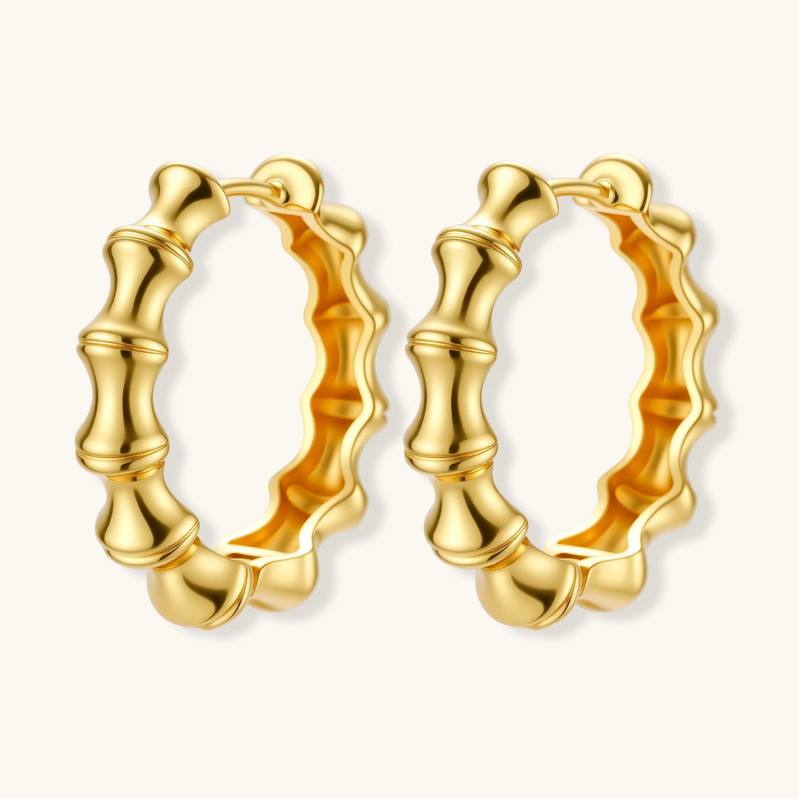 Simply Savvy Bamboo Segment Hoops