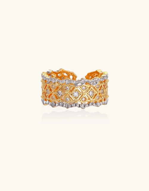 Load image into Gallery viewer, Simply Savvy Lattice Luxe Ring
