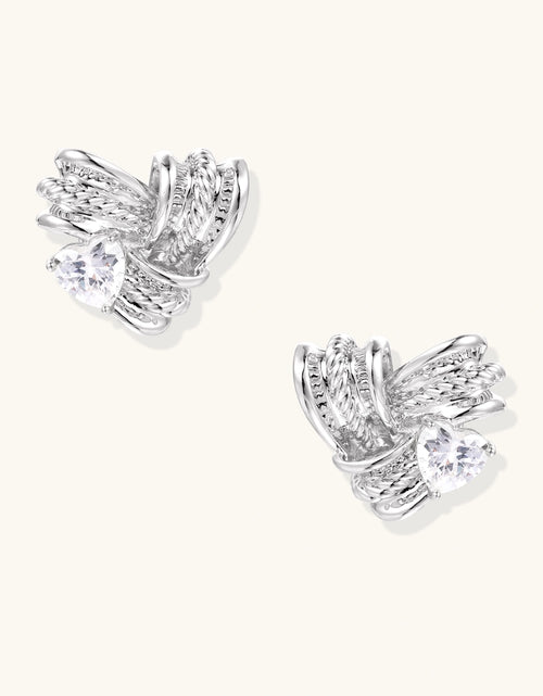 Load image into Gallery viewer, Simply Savvy Twisted Elegance Studs
