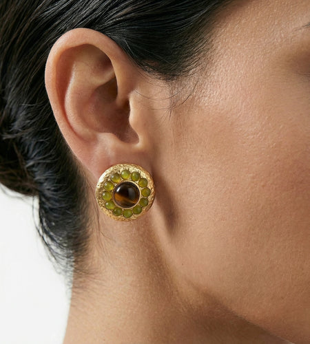 Simply Savvy Golden Hour Halo Studs