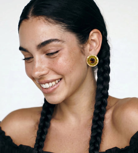 Simply Savvy Golden Hour Halo Studs