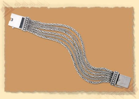 Pre-Owned Silpada Go Gorgeous Sterling Silver Bracelet - Retired Design