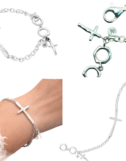 Load image into Gallery viewer, Pre-Owned Silpada In Good Faith Sterling Silver Bracelet - Retired Design
