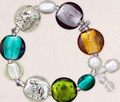 Load image into Gallery viewer, Pre-Owned Silpada Sterling Silver &amp; Glass Bracelet - Retired Design
