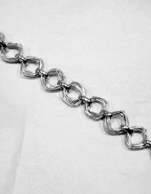 Load image into Gallery viewer, Pre-Owned Silpada Modernist Sterling Silver Square Link Bracelet - Retired Design
