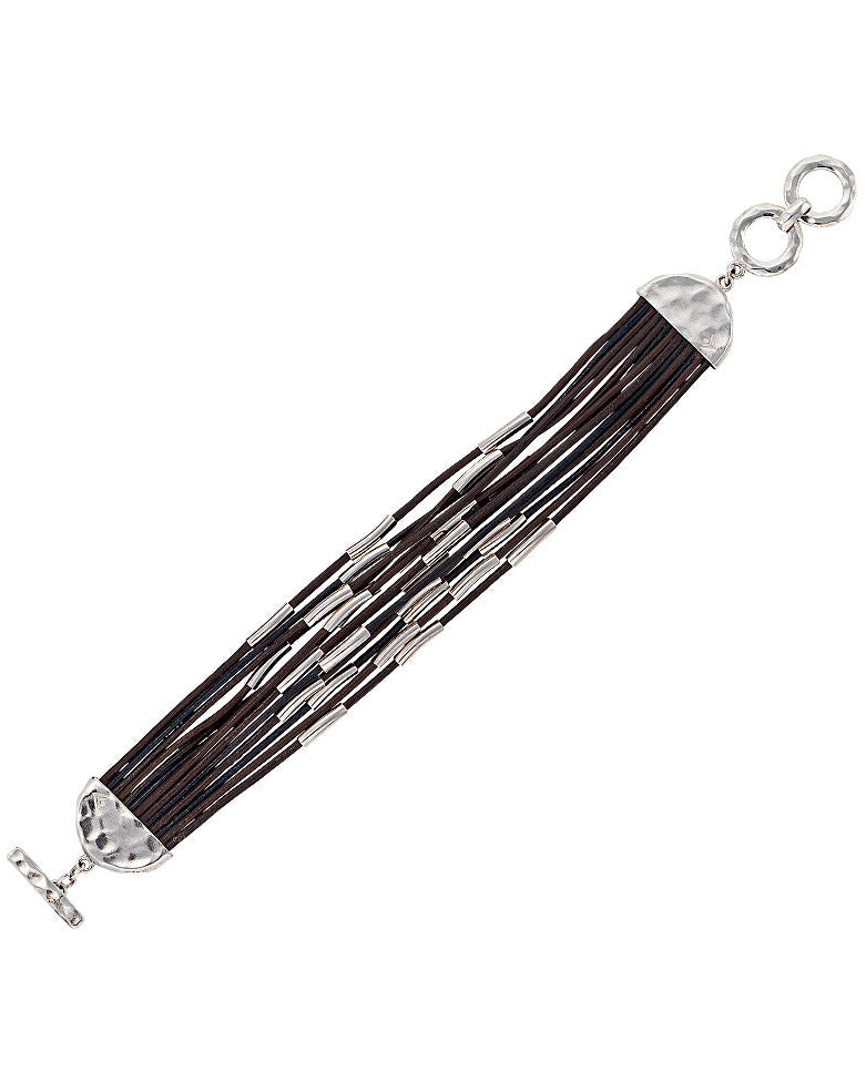 Pre-Owned Silpada Speed of Light Sterling Silver Bracelet - Retired Design
