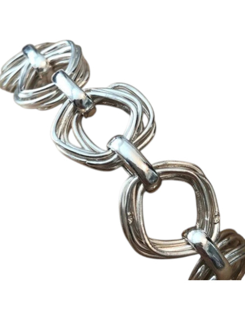 Load image into Gallery viewer, Pre-Owned Silpada Modernist Sterling Silver Square Link Bracelet - Retired Design
