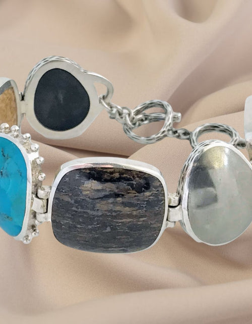 Load image into Gallery viewer, Pre-Owned Silpada Multi-Stone Bracelet - Retired Design

