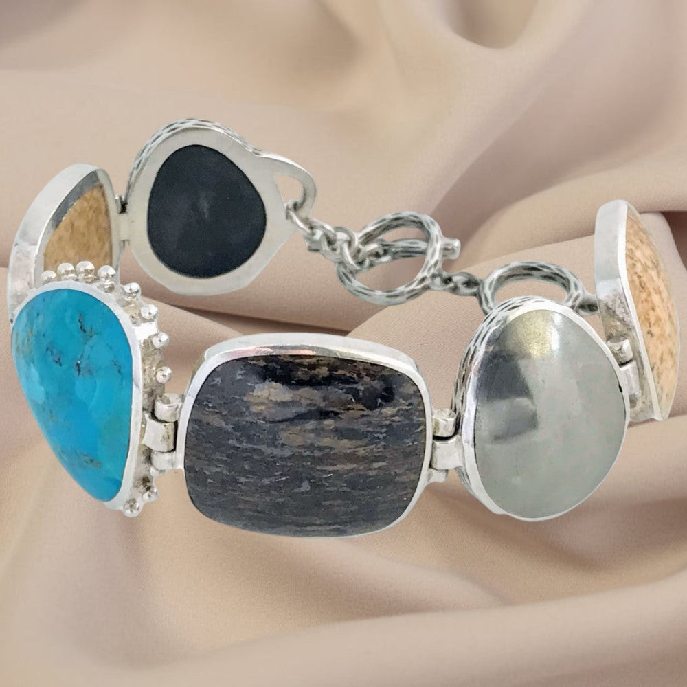 Pre-Owned Silpada Multi-Stone Bracelet - Retired Design