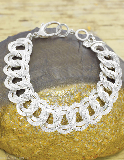 Load image into Gallery viewer, Pre-Owned Silpada Chicest Link Sterling Silver Bracelet - Retired Design
