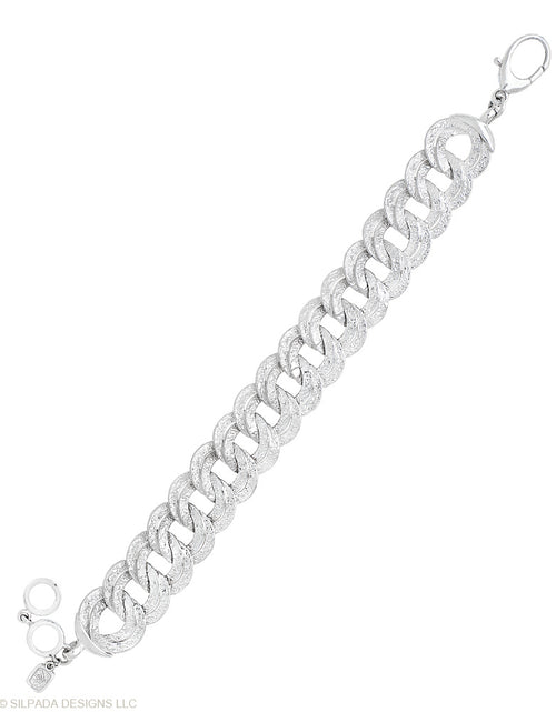 Load image into Gallery viewer, Pre-Owned Silpada Chicest Link Sterling Silver Bracelet - Retired Design
