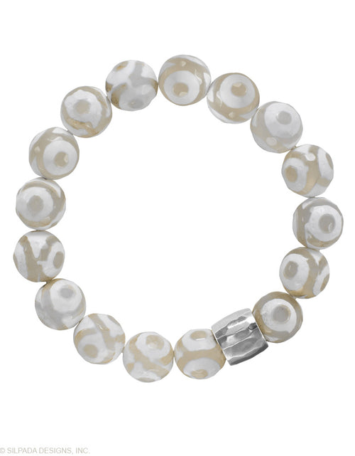 Load image into Gallery viewer, Pre-Owned Silpada SAFARI Sterling Silver Stretch Bracelet - Retired Design
