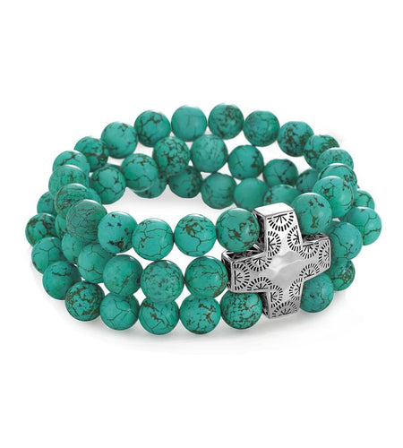 Pre-Owned Silpada DEVOTION Stretch Bracelet - Retired Design