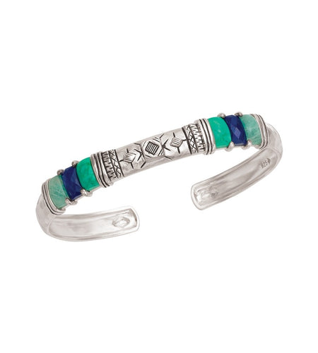 Pre-Owned Silpada Beach House cuff Sterling silver Bracelet - Retired Design