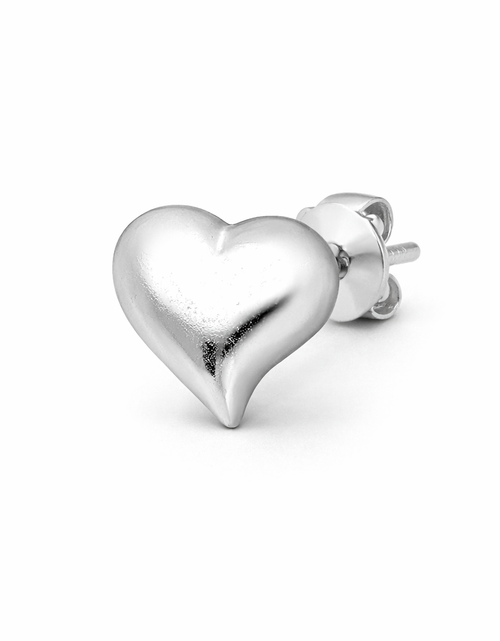 Load image into Gallery viewer, 925 Sterling Silver “Simply Sweet Heart Studs”
