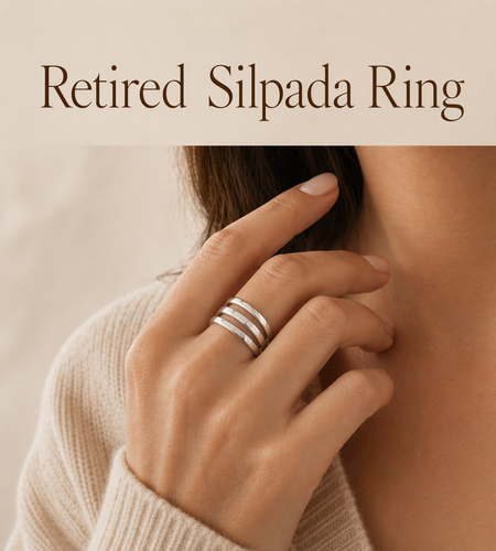 Pre-Owned Silpada Sterling Silver Contemporary Art Ring – 6.5 size