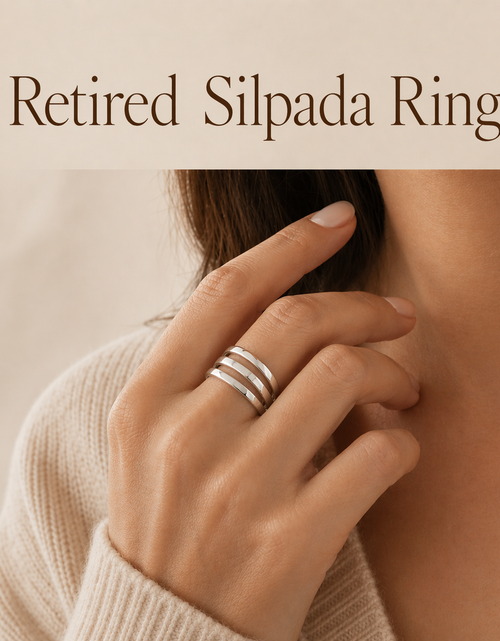 Load image into Gallery viewer, Pre-Owned Silpada Sterling Silver Contemporary Art Ring – 6.5 size

