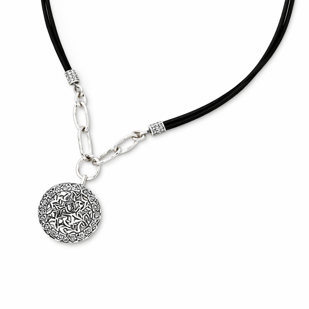 Pre-Owned Silpada Silver Pendant Necklace - Retired Design
