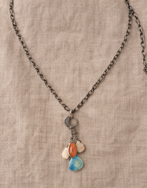 Load image into Gallery viewer, Pre-Owned Silpada Turquoise Pendant Necklace - Retired Design
