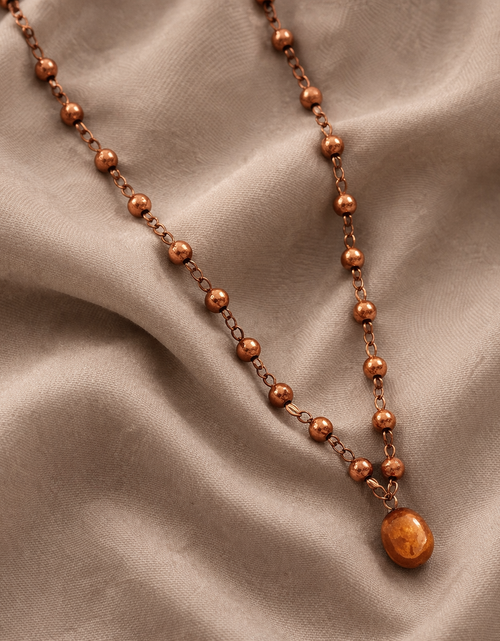 Load image into Gallery viewer, Pre-Owned Silpada Copper Freshwater Pearl Necklace - Retired Design
