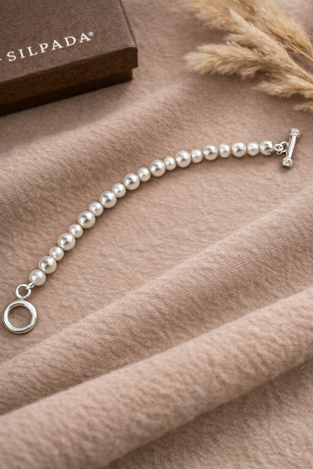 Pre-Owned Silpada Freshwater Pearl Bracelet - Retired Design
