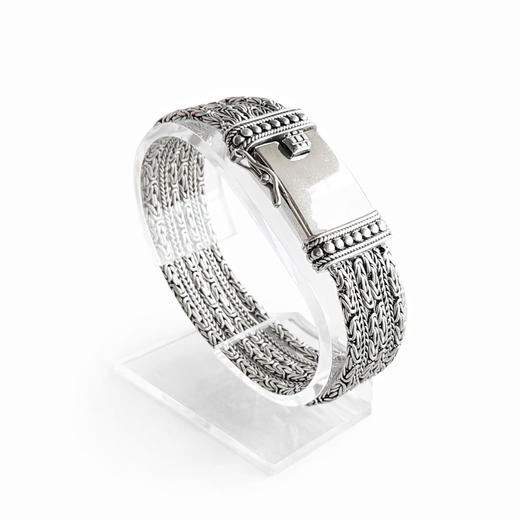 Pre-Owned Silpada Go Gorgeous Sterling Silver Bracelet - Retired Design