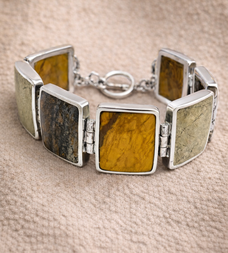 Pre-Owned Silpada Brown Tone Bracelet - Retired Design