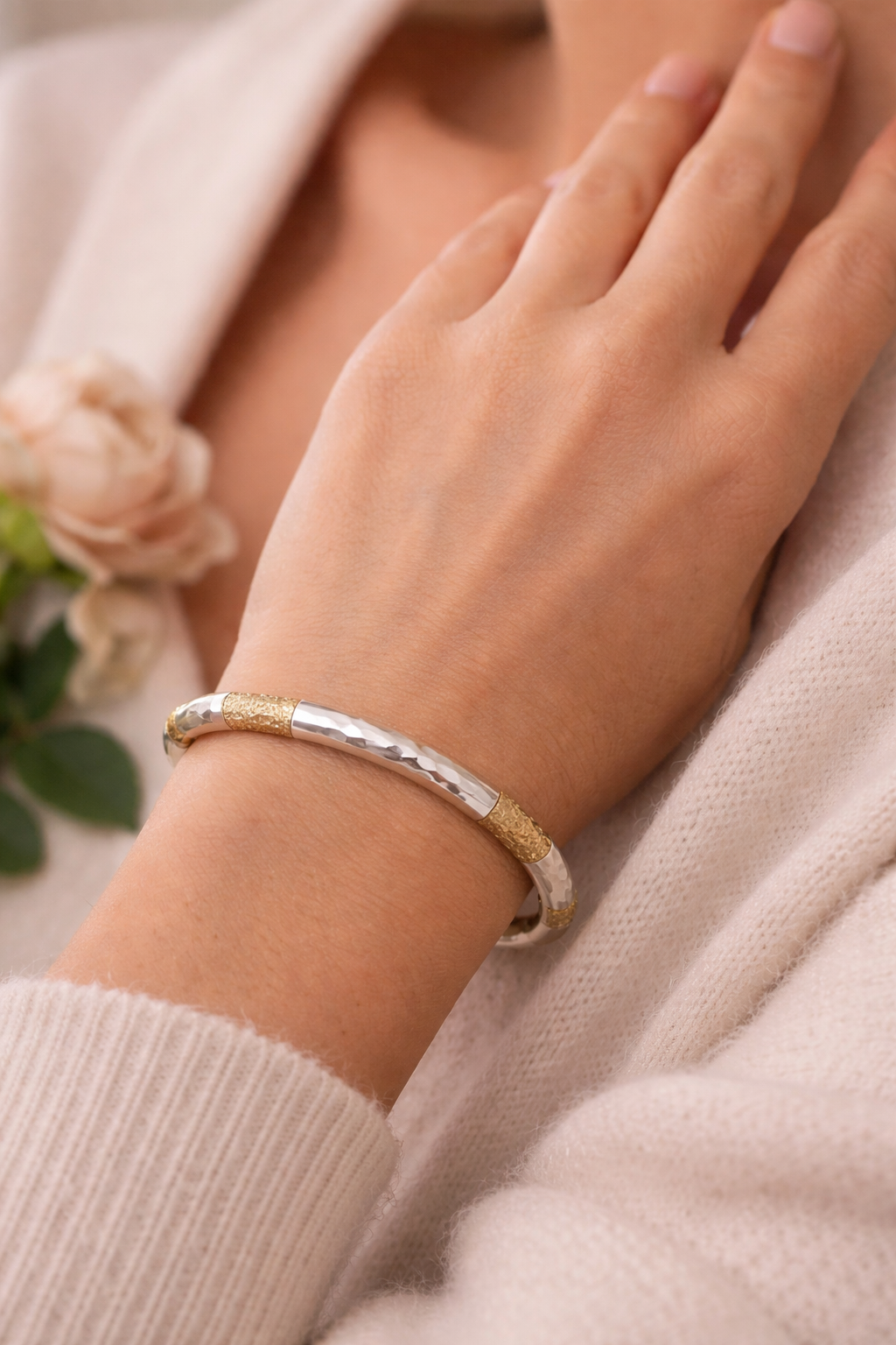 Pre-Owned Silpada Perfect Mix Stretch Bracelet -Retired Design
