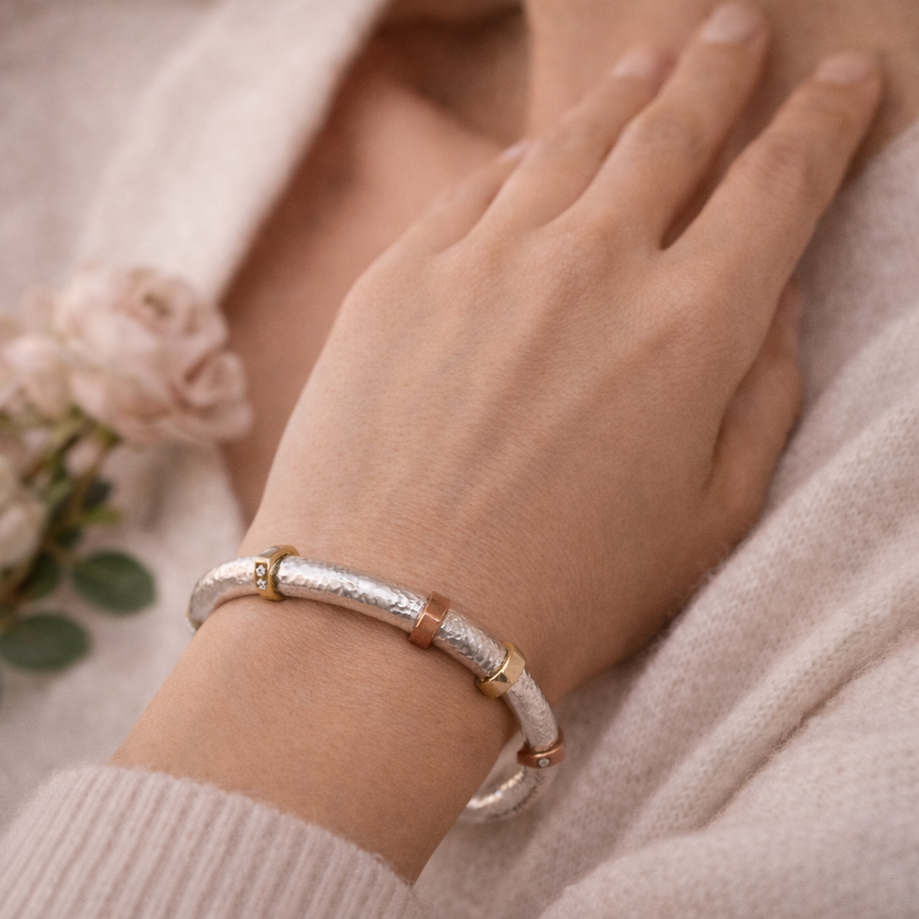 Pre-Owned Silpada Radiance Bangle Bracelet - Retired Design