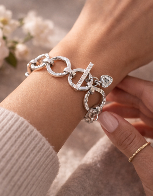 Load image into Gallery viewer, Pre-Owned Silpada RUSH Sterling Silver Bracelet - Retired Design
