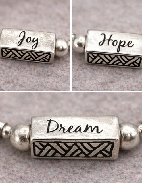 Load image into Gallery viewer, Pre-Owned Silpada Sterling Message Bracelet - Retired Design
