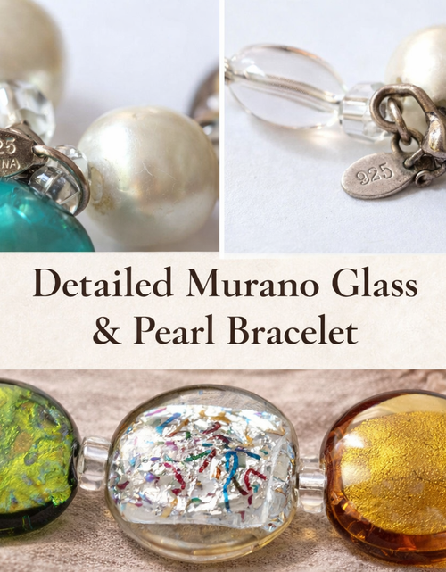 Load image into Gallery viewer, Pre-Owned Silpada Sterling Silver &amp; Glass Bracelet - Retired Design
