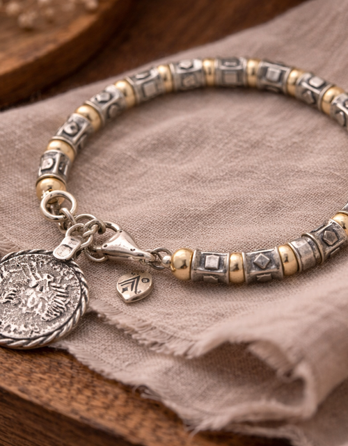 Load image into Gallery viewer, Pre-Owned Silpada Sterling silver and 14k Gold-Filled Bracelet - Retired Design

