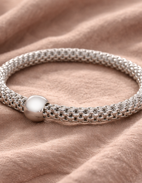 Load image into Gallery viewer, Pre-Owned Silpada Sterling Silver Chic Stretch Bracelet - Retired Design
