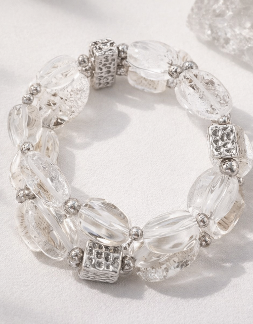 Load image into Gallery viewer, Pre-Owned Silpada Sterling Silver Glass Bracelet - Retired Design
