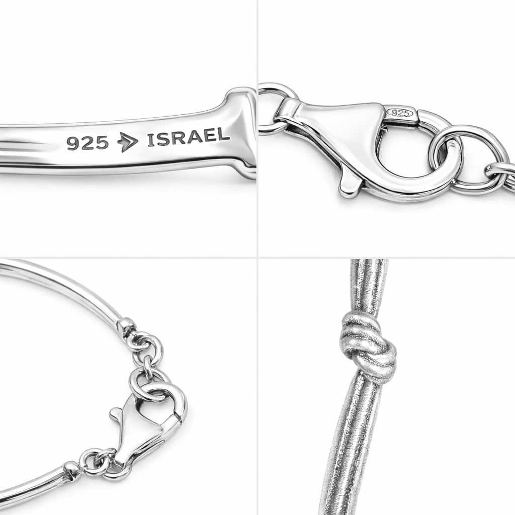 Pre-Owned Silpada Sterling Silver Love Knot Bangle Bracelet - Retired Design