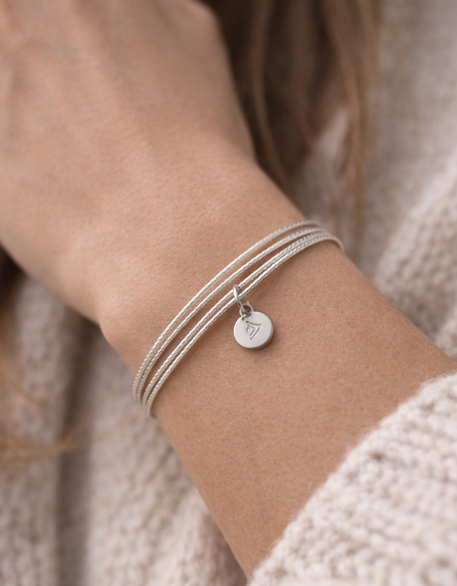 Load image into Gallery viewer, Pre-Owned Silpada Sterling Silver Lasting Impression Bangle Bracelet - Retired Design
