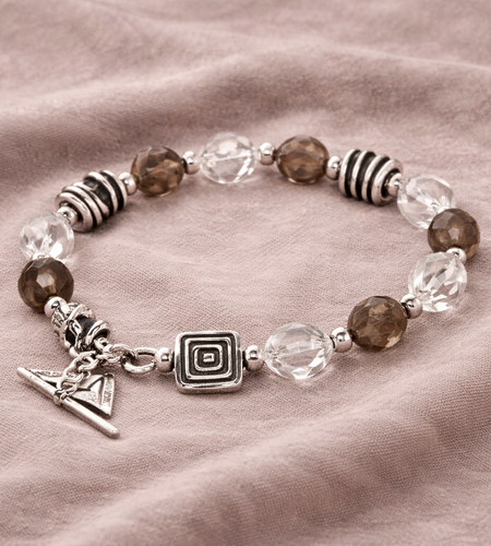 Pre-Owned Silpada Sterling Silver, Crystal, Bracelet - Retired Design (B1275)