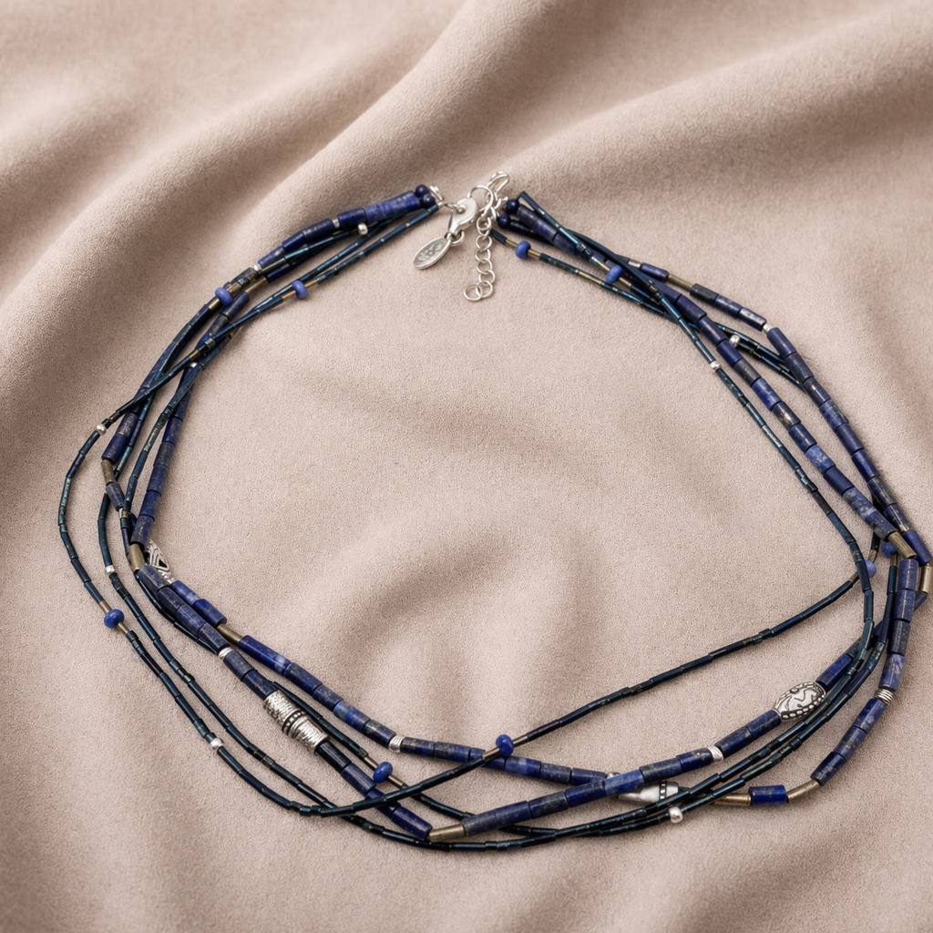 Pre-Owned Silpada “Into the Blue” Necklace - Retired Design