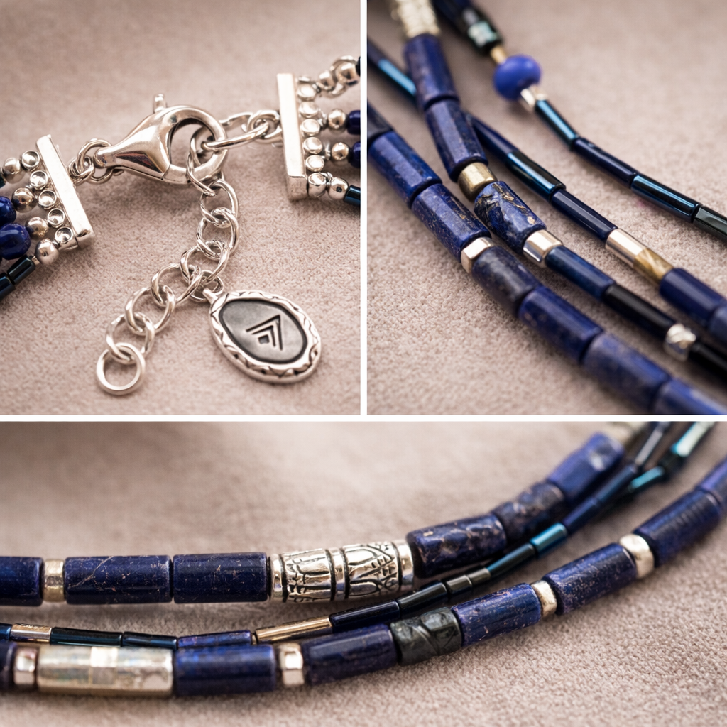 Pre-Owned Silpada “Into the Blue” Necklace - Retired Design