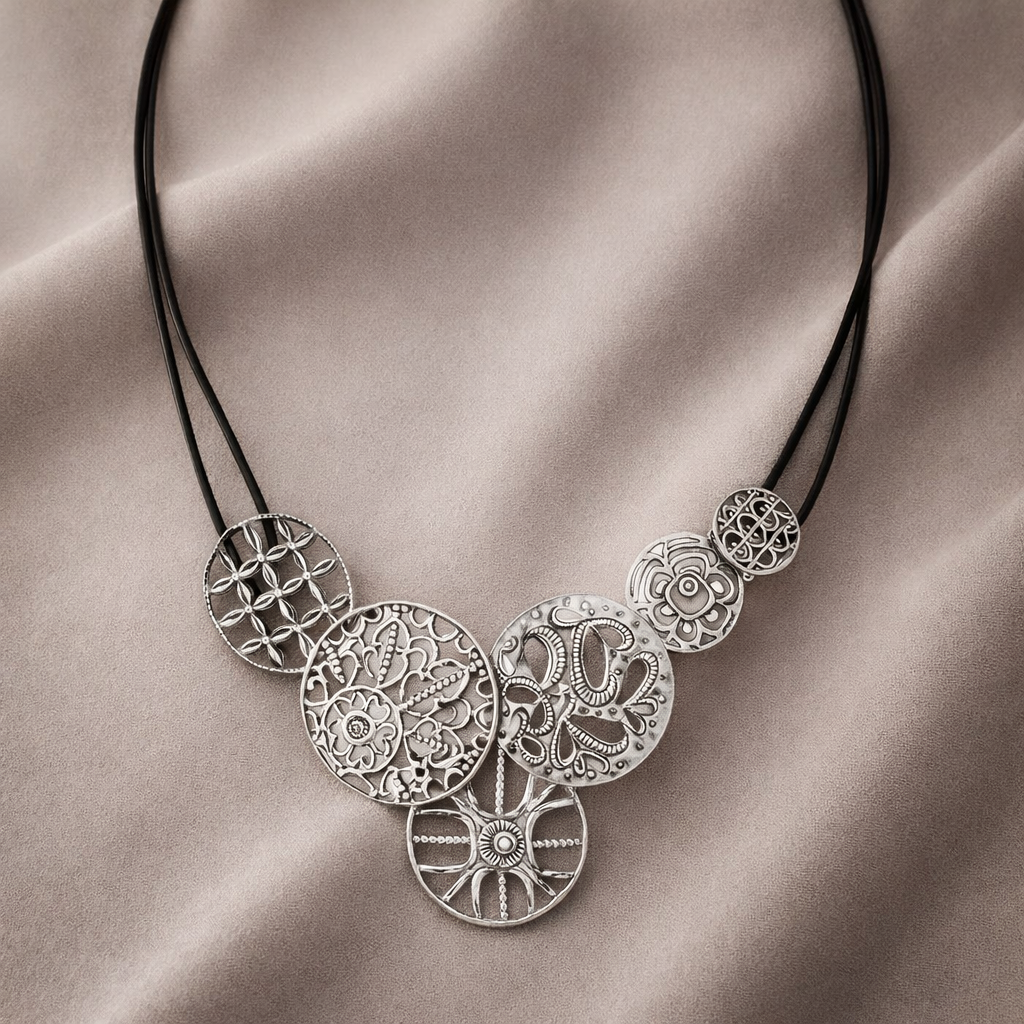 Pre-Owned Silpada's "Filigree Art" Necklace - Retired Design