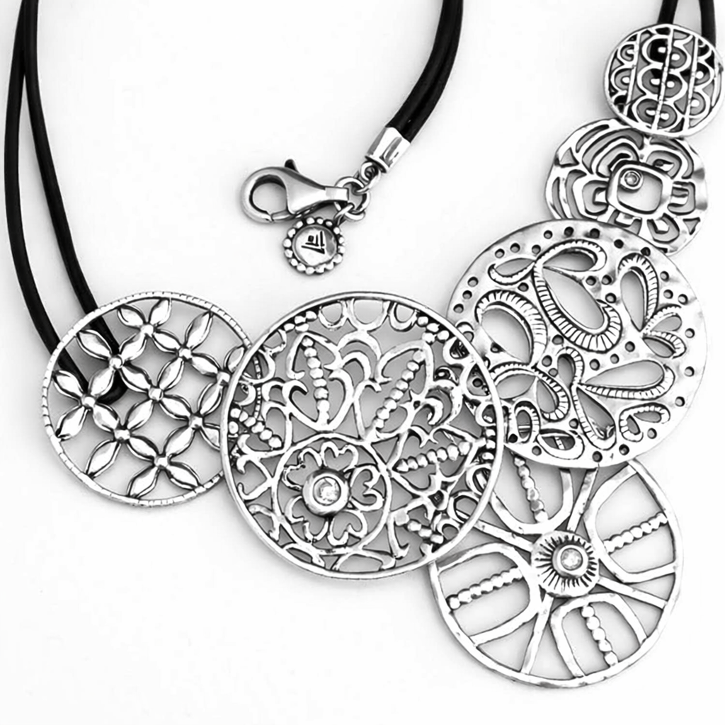Pre-Owned Silpada's "Filigree Art" Necklace - Retired Design