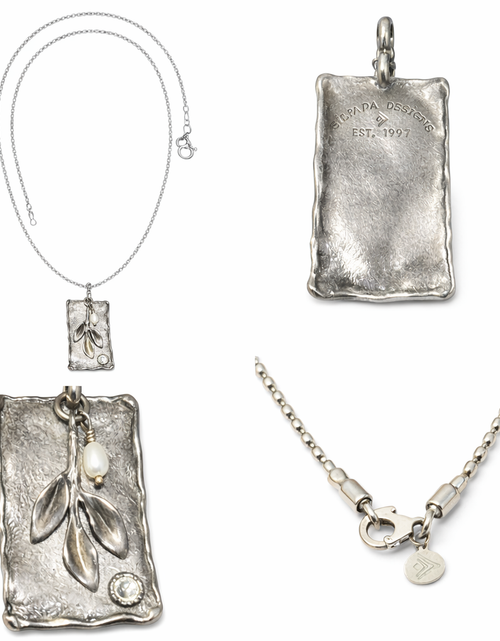 Load image into Gallery viewer, Pre-Owned Silpada Sterling Silver "Leaf Spring" Pendant Necklace - Retired Design
