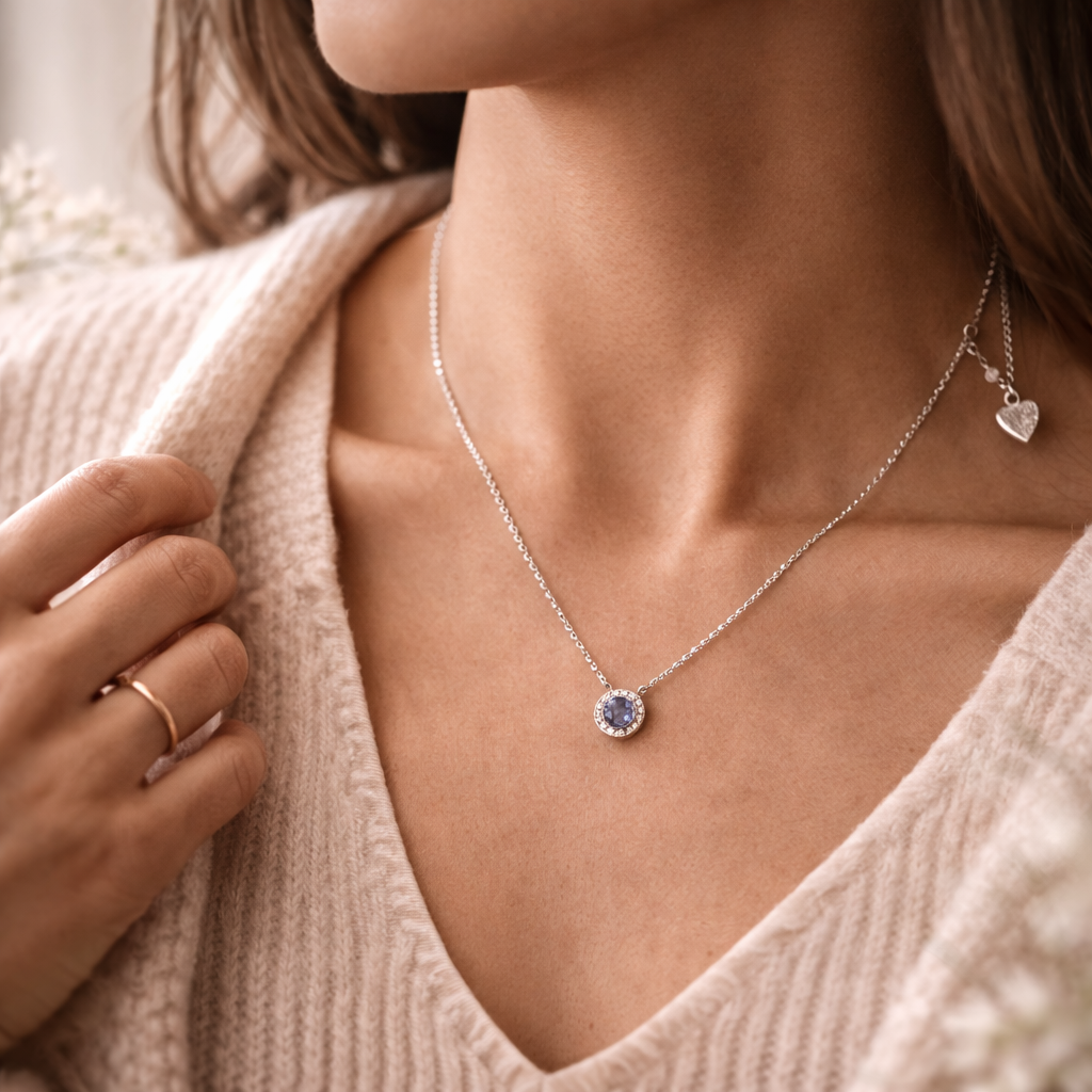 Pre-Owned Silpada's "Alluring Azure" Necklace - Retired Design