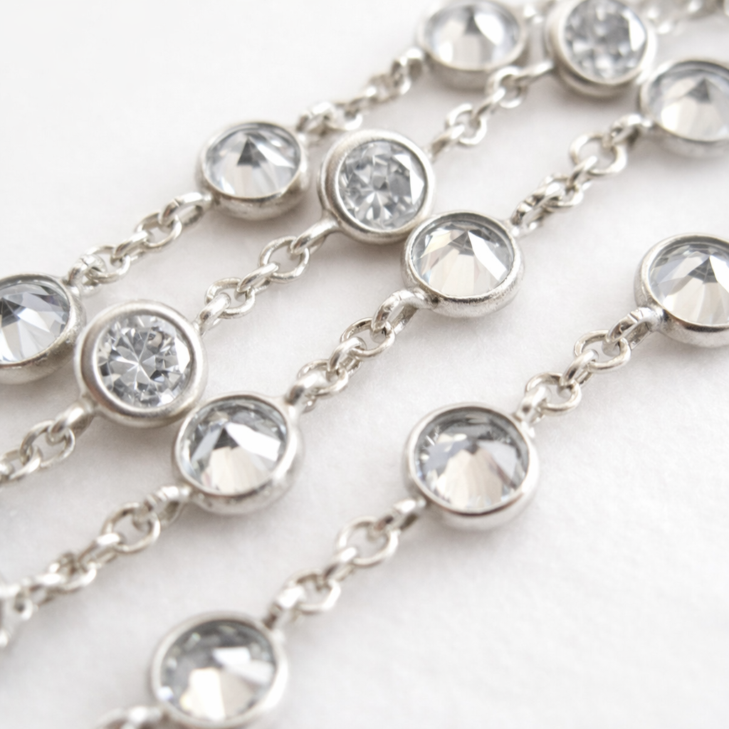 Pre-Owned Silpada's "Raindrop" CZ Sterling Silver Necklace - Retired Design